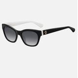 Kate Spade Accessories | Kate Spade Jerri S Cat Eye Black Dark Gray Gradient Sunglasses | Color: Black | Size: Os