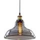 Dome Smokey Grey Glass Ceiling Pendant Retro Modern Vintage Glass Ceiling Industrial Light Lamp Shade