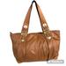 Michael Kors Bags | Michael Kors Joplin Luggage Medium Brown Pebbled Leather Satchel Shoulder Bag | Color: Brown/Tan | Size: Os