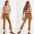 Madewell Pants & Jumpsuits | Madewell Cali Demi Boot Corduroy Pants Buttonfly | Color: Gold/Tan | Size: 23