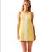 Lilly Pulitzer Dresses | Jacqueline A-Line Shift Dress | Color: White/Yellow | Size: 00