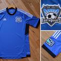 Adidas Shirts | Adidas San Jose Earthquakes 2010/2011 Mls Jersey Mens M Blue Climacool Formotion | Color: Blue/White | Size: M