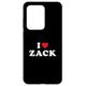 Hülle für Galaxy S20 Ultra Zack Vornamen-Geschenk, I Heart Zack I Love Zack