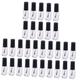 FOMIYES 60 Pcs Empty Nail Polish Bottles Nail Polish Bottles with Brush Transparent Nail Polish Bottles Nail Polish Bottles Empty Nail Polish Bottle Clear Nail Gel Polish Glass Bottle