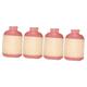 FRCOLOR 4pcs Water Filling Warm Water Bag Warm Water Bottle for Bed Large Hot Water Bag Mini Hot Water Bottle Portable Hot Water Bag Hot Bag Water Bags Hand Warmer Cotton Wool Pink Girl