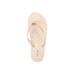 Michael Kors Shoes | Michael Kors Flip Flops Thongs Sandals White Light Pink Ballet 8 New | Color: Pink | Size: 8
