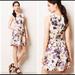 Anthropologie Dresses | Anthropologie Maeve Floral Neon Watercolor Dress | Color: Orange/Purple | Size: 8