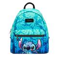 Disney Bags | Disney Lilo & Stitch Blue Tropical Leaves Mini Backpack | Color: Blue | Size: Os