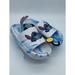 Disney Shoes | Disney Lilo & Stitch Pool Slides White And Blue Stitch Sandals Women Size 10 | Color: White | Size: 10