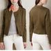 Anthropologie Jackets & Coats | Anthropologie Hei Hei Jacket Sz M Women's Quilted Bomber Coat Lined Olive Green | Color: Green | Size: M