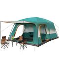 Deluxe family tent, Tent with Separate Living and Sleeping Area, Easy to Pitch, 5-8 Person Tent, 100 Percent Waterproof HH 3000 mm