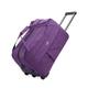 Meechi Suitcase Large Capacity Travel Suitcase with Wheels Trolley Bag Rolling Luggage Bag Oxford Wheeled Bag (Color : Purple, Size : 55x31x34cm)