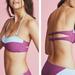 Anthropologie Swim | Anthro Flagpole Nyc Lily Bikini Top Orchid Bay | Color: Blue/Purple | Size: L