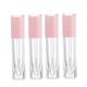 Didiseaon 30 Pcs Empty Tube of Lip Gloss Plastic Container Terrarium Tank DIY Lip Balm Tubes Lip Gloss Container Mini Lipgloss Tube with Wand Empty Mini Lipsticks Cosmetic Miss Dress Pink