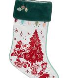 Disney Holiday | 2022 Disney Vintage Minnie And Daisy Duck Holiday Christmas Stocking Nwt | Color: Green/White | Size: Os