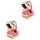 Toyvian 2pcs Box Wearing Toys Outfit Toy Clothing Dresses Clothes Costume for DIY Wearable Lion Dance Funny Toys Jigsaw Red Child Three-dimensional Paper