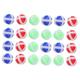 FAVOMOTO 250 Pcs Sticky Ball Toy Classic Toys Boys Accessories Playing Toy Hook Loop Paddle Game Throwing Ball Toy for Grip Catching Game Sticky Catch Game Plastic Gift Child