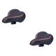 POPETPOP 2pcs Mountain Bike Saddle Dirt Bikes Cycling Road Bike Saddle Bike Seat Horse Saddle Pad Backpack Chest Strap Car Foot Pump Saddle Replacement Float Fishing Kit Comfortable Cushion