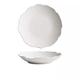 GUERNSEY ​Kitchen Dinner Plates Sets Particularly Beautiful Plates, Household Japanese Dinner Plates, Deep Plates, Light Luxury Ceramic Soup Plates Ceramic Flat Plates Set (Color : White, Size : M)