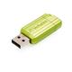 Verbatim PinStripe USB-Stick 16GB, USB 2.0, USB Speicherstick, für Laptop Notebook Ultrabook TV Autoradio, USB 2.0 Stick, Datenstick mit Schiebemechanismus, Eucalyptus Green