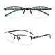 MYYINGELE Half Frame Reading Glasses, Progressive Multifocal Reading Glasses for Mens, Spring Hinges Lightweight Comfortable Anti-Blue Light Glasses, 2.75