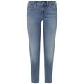 Skinny-fit-Jeans PEPE JEANS "SKINNY LW" Gr. 32, Länge 32, blau (light used) Damen Jeans Röhrenjeans