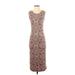 Free People Casual Dress - Bodycon: Brown Brocade Dresses - Women's Size X-Small