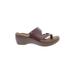 Eastland Wedges: Burgundy Solid Shoes - Women's Size 9