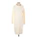 Banana Republic Factory Store Casual Dress - Sweater Dress: Ivory Dresses - New - Women's Size Small