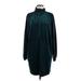 Saturday Sunday Casual Dress: Teal Dresses - Women's Size Medium