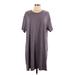 Lululemon Athletica Casual Dress - Shift: Gray Dresses - Women's Size 12