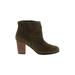 Cole Haan Nike Ankle Boots: Green Shoes - Women's Size 8 1/2