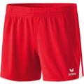 ERIMA Damen CLASSIC 5-CUBES Shorts, Größe 44 in Rot/Weiß