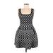 Maje Casual Dress - A-Line: Black Graphic Dresses - Women's Size Medium
