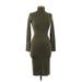 Wild Fable Casual Dress - Sweater Dress: Green Dresses - Women's Size Small