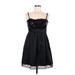 Betsey Johnson Cocktail Dress - Party: Black Dresses - Women's Size 8