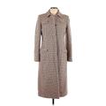 J.Crew Wool Coat: Brown Houndstooth Jackets & Outerwear - Women's Size 10