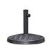 Arlmont & Co. Siyuri 17.5 lb. Resin Patio Umbrella Base Plastic/Resin in Black | 12.6 H x 15.8 W x 15.8 D in | Wayfair