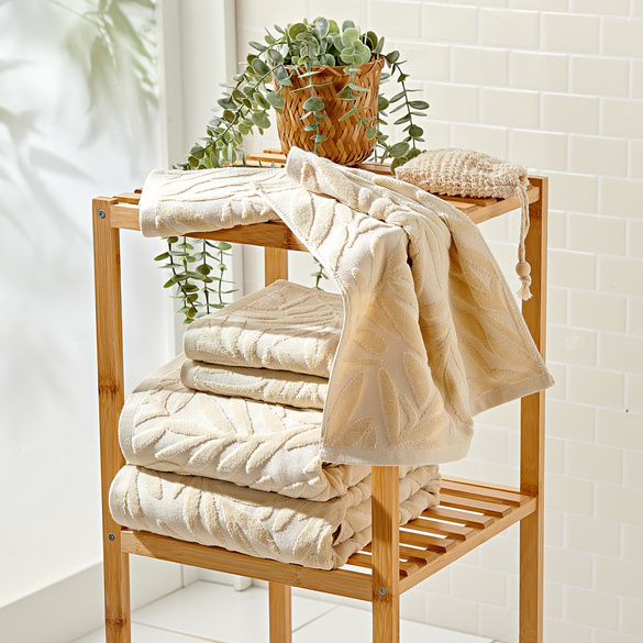 Badetuch beige 70x140 cm Image