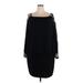 Betsy & Adam Casual Dress - Popover: Black Dresses - Women's Size 20