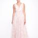 Marchesa Bridesmaids Biella Printed Dress - Blush - Pink - 0