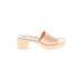 Beach By Matisse Sandals: Tan Color Block Shoes - Women's Size 7