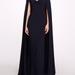 Marchesa Notte Sweetheart Cape Gown - Blue - 2