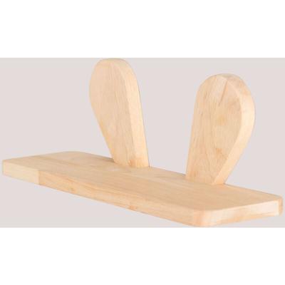 Sklum - Wandregal aus Holz Buny Style Kids Braun Natur Image