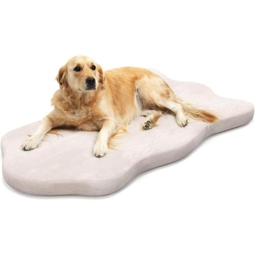 Orthopädisches Hundebett, Hundekissen waschbar, Memory Foam Hundematte mit abnehmbarem Bezug,