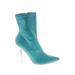 Fashion Nova Ankle Boots: Teal Shoes - Women's Size 8 1/2