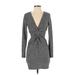 Divided by H&M Casual Dress - Sweater Dress: Gray Marled Dresses - Women's Size Small