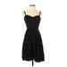 Old Navy Casual Dress: Black Polka Dots Dresses - Women's Size X-Small