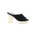 Mercedes Castillo Mule/Clog: Black Shoes - Women's Size 6 1/2