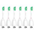 Aoremon Replacement Toothbrush Heads MGF3 for Philips Sonicare E-Series Essence HX7022/66 and other Screw-on Electric Toothbrush Model 6 Pack